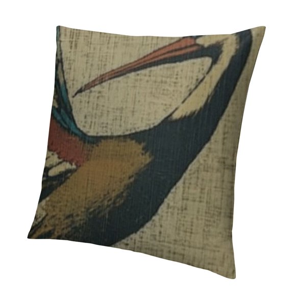 Mulberry Flying Ducks Sand Cushion Cover Double Side Farmhouse Accent Pillow Home Decorative Toss Pillow for Living Room