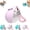 Pink, variant on ABCISI 2-in-1 Portable Dog Water Bottle for Small Dogs - Leak-Proof & Compact Dog Travel Hydration Dispenser, Stainless Steel Pet Water Bottle with Bowl for Small Dog Walking, Hiking (Pink)