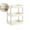 White, variant on Three-Tier Cup Storage Rack for Coffee Mugs Tea Cups - White Plastic Organizer with Drain Tray, 22.44x12.8x8.66in