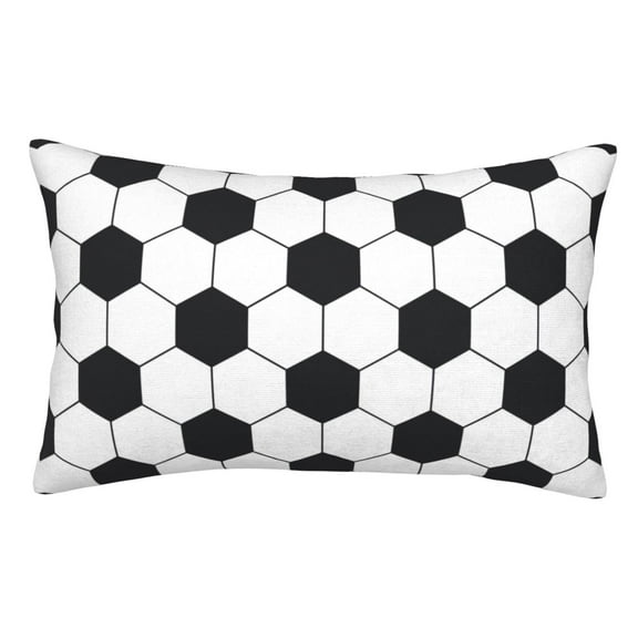 Kdxio Cotton Pillow Cases 14"X20" Pillowcases,Soft And Breathable Bedroom Pillow Cases-Soccer Ball