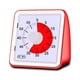 thumbnail image 1 of Temporizador analógico visual, cuenta atrás silenciosa, herramienta de gestión del tiempo para niños y adultos (rojo) Sailing Electrónica, 1 of 5