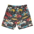 thumbnail image 2 of joogoo Boys Swim Trunks Abstract Sport Cars Beach Board Shorts Drawstring Swimsuit 4T, 2 of 6