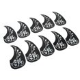 thumbnail image 1 of Guitar Pickguard Sticker, PVC Acoustic Guitar Pickguard Wear Resistant  For Protection Silver, 1 of 8