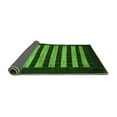 thumbnail image 2 of Ahgly Company Indoor Round Abstract Green Modern Area Rugs, 7' Round, 2 of 4