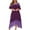 Purple, variant on Mchoice Women Plus Size Cold Shoulder Floral Lace Maxi Party Evening Camis Long Dress