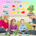 thumbnail image 2 of HBK Dinosaur Stacking Tower Game with 64 Blocks, 2-4 Player Family Board Game for Kids Ages 3+, 2 of 7