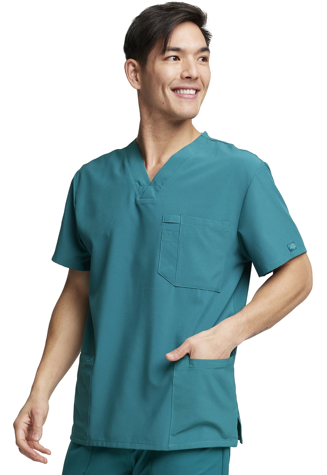 Dickies EDS Essentials Scrubs Top for Men V-Neck DK645