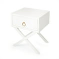 thumbnail image 1 of Beaumont Lane Table d'Appoint Métropolitaine en Blanc, 1 of 9