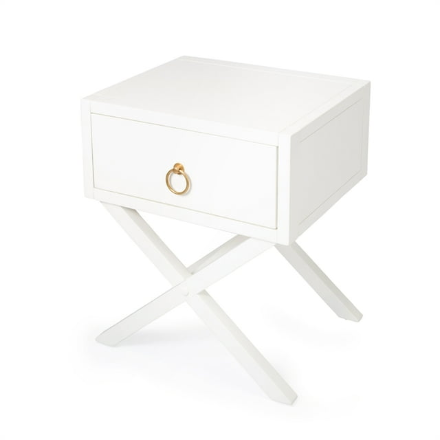 Beaumont Lane Table d'Appoint Métropolitaine en Blanc