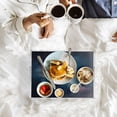 thumbnail image 7 of WOBOGO Acrylic Serving Trays 15.7x11.8 Inch Spill Proof Clear Decorative Organizer with Handle Clouds Dense Sky, 7 of 7