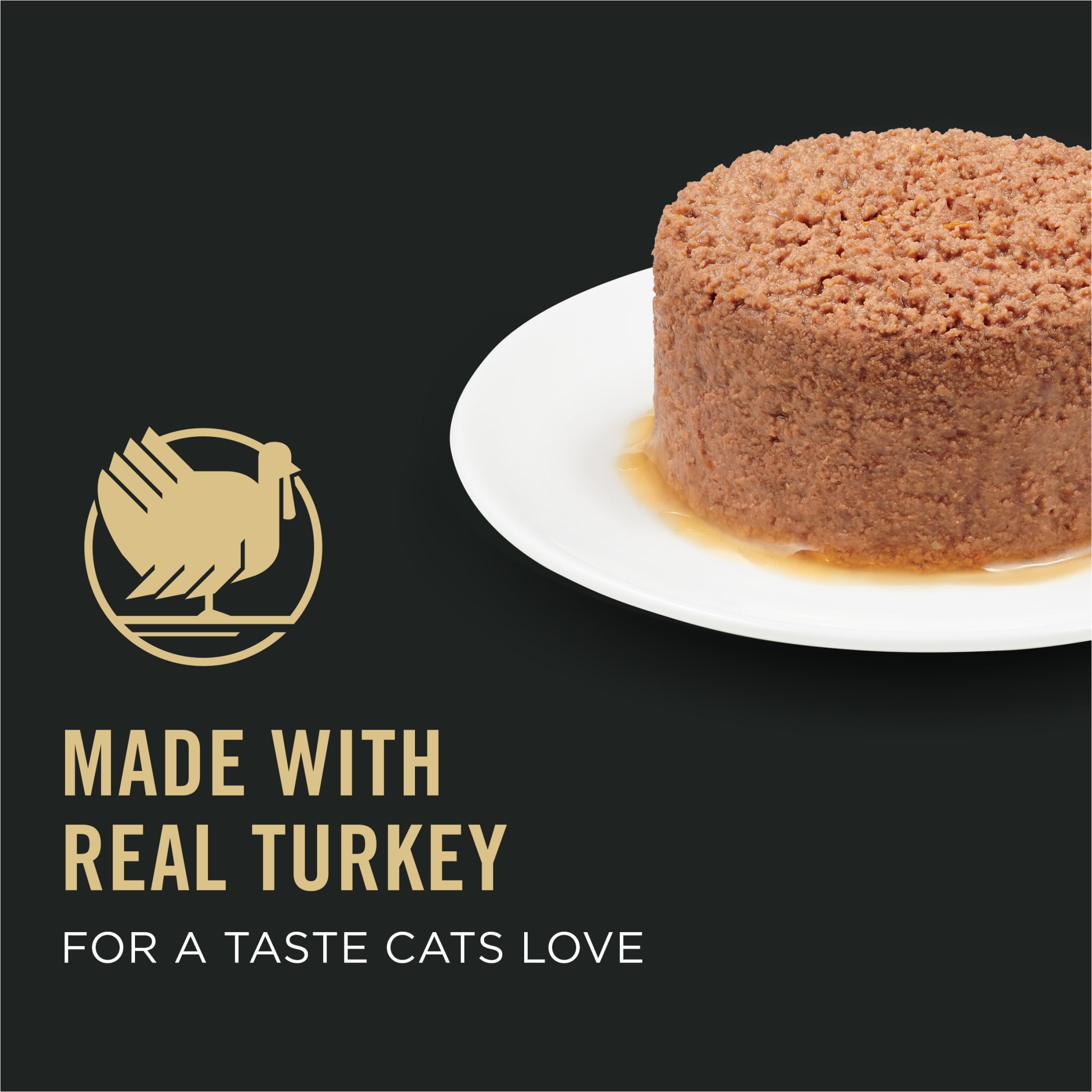 Purina Pro Plan Vital Systems Turkey Wet Cat Food Pate 4-in-1 brain, kidney, digestive and immune formula