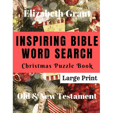 Inspiring Bible Word Search Christmas Puzzle Book: Old & New Testament (Large Print) (Paperback)(Large