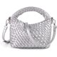 thumbnail image 1 of LHSHID Women Woven Tote Small Crossbody Bag, Weave Quilted Purse Square Shoulder Bag Woven Handbag with Detachable Strap, 1 of 7