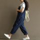 thumbnail image 3 of Peto con bolsillos grandes para mujer, mono informal holgado, pantalones, monos lisos, 3 of 4
