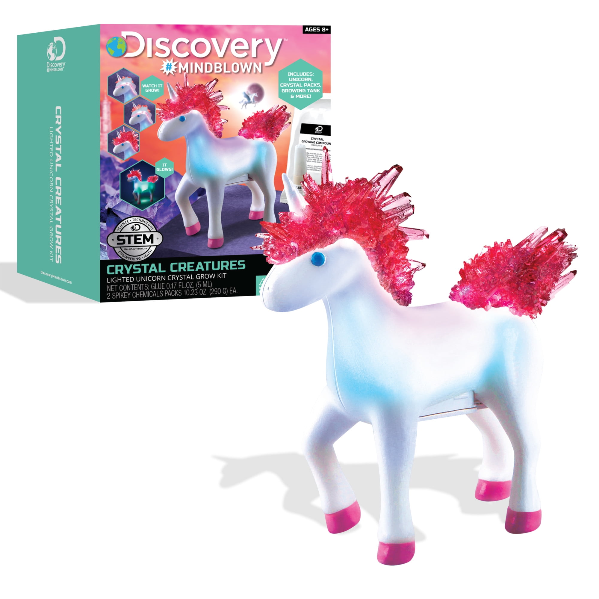 Discovery MINDBLOWN Unicorn Crystal Grow LED Set, Includes Growing