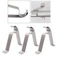 thumbnail image 4 of Adjustable 19-25mm Curtain Rod Brackets Window Rod Holders Curtain Pole Wall Brackets with Screw for 3/4 1 inch Rods Home Decor 19mm, 4 of 10