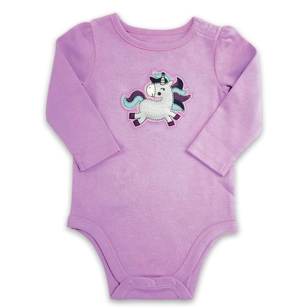 Garanimals Baby Girl Long Sleeve Bodysuit
