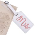 thumbnail image 2 of Luggage Tag Creative Embroidery Mr & Mrs Suitcase Tag Luggage Label Baggage Tag, 2 of 7