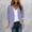Purple, variant on ZZwxWA Womens Cardigans Lightweight Casual Eyelet Open Front Solid Color Fall Vacation Cover ups Dressy Jacket Outwear