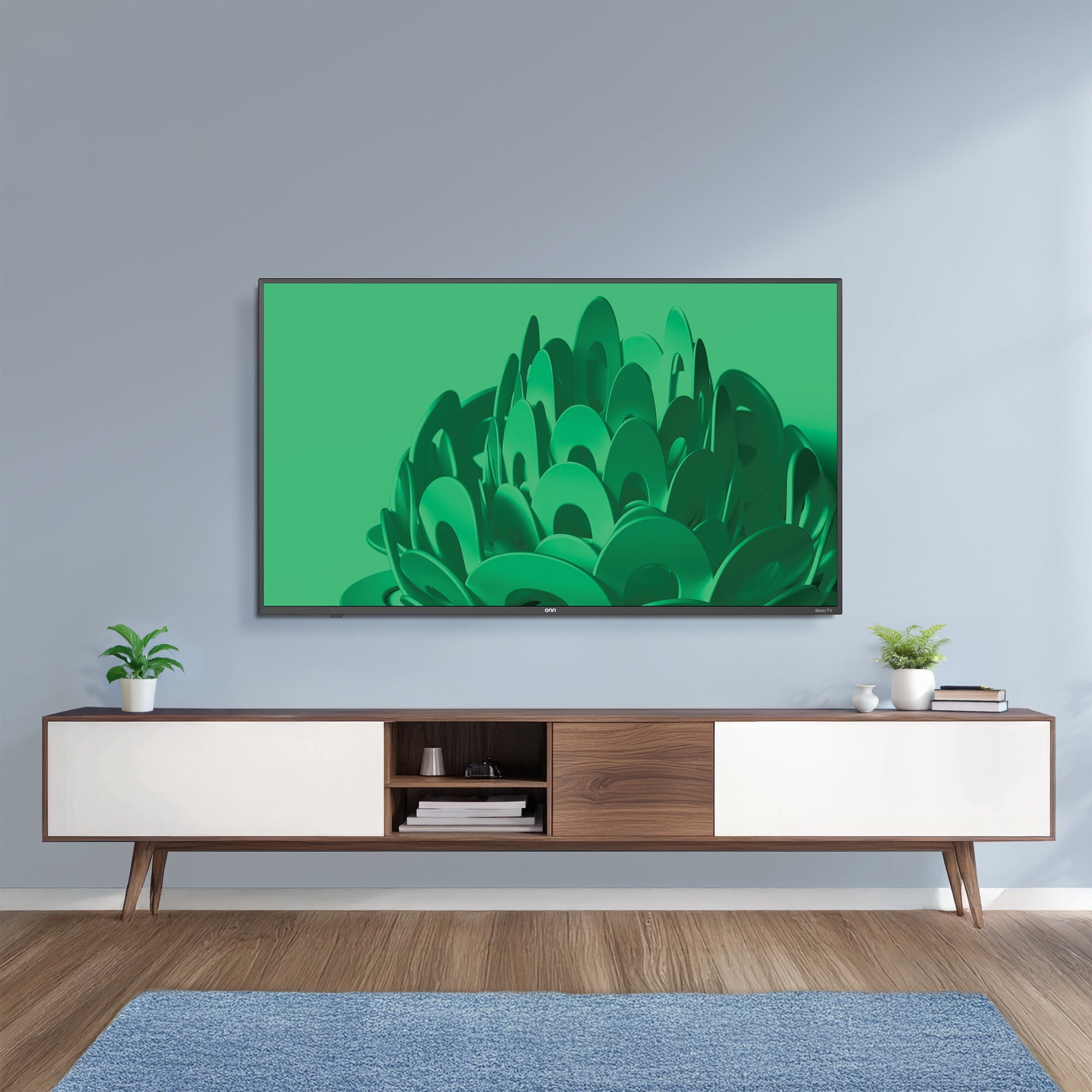 onn Smart TV 50” Clase 4K UHD Roku, 100012585