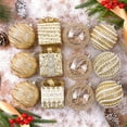 thumbnail image 6 of Sevenstars 12Pcs Champagne Christmas Ball Ornaments Set,3.15inch Shatterproof Ornaments Glitter Christmas Ball Hanging Xmas Tree for Christmas Decorations, 6 of 10