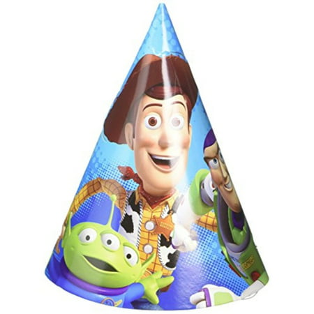 Amscan Toy Story Paper 634; Cone Hats (8 Pack)