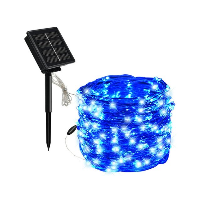 AMERTEER Solar String Light 10/20M Waterproof Wire LED Outdoor Party Courtyard Decoration