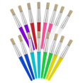 thumbnail image 1 of For 16 pcs paint brushes kids washable children colorful big paint brush set round acrylic brush lar, 1 of 5