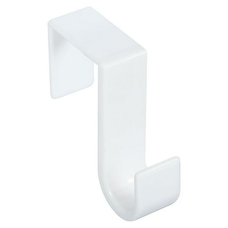 

New National Hardware N308-288 S752-020 Over The Door Single Hanger White Plastic Hook Each