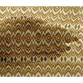 thumbnail image 4 of oneOone Viscose Chiffon Fabric Ethnic Geometric Flame Stitch Decor Fabric Printed BTY 42 Inch Wide, 4 of 4