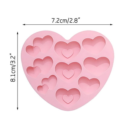

Yutnsbel Sugar Cake Heart Silicone Tool Love Bake Cake Chocolate Home Decor Clearance