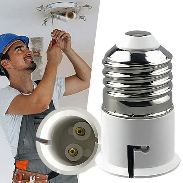 E26 E27 Lamp Socket Adapter Converter for Various Lighting Applications Durable and Versatile Socket Holder for Home and Commercial Use Easy Installation UL Listed
