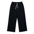 thumbnail image 5 of Xdegoge Womens Straight Leg Sweatpants Drawstring Athletic Lounge Pants Baggy Y2K Trousers Casual Comfy Workout Everyday Track Pants with Pockets, 5 of 5