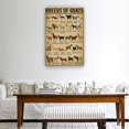 thumbnail image 4 of Goats Wall art Knowledge Poster Canvas Decoration Modern Artwork For Office Living Room Unframed 12x18 in, 4 of 5