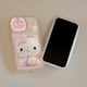 thumbnail image 4 of Funda de teléfono de Hello Kitty para mujer, carcasa protectora de Gel de sílice con espejo de dibujos animados para Iphone 1213Promax, Kawaii, anticaída, 4 of 4