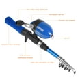thumbnail image 2 of LEO Compact Telescopic Fishing Kit with Rod, Reel, and Accessories for Beginners and Kids - Blue/Green Options Included, 2 of 6