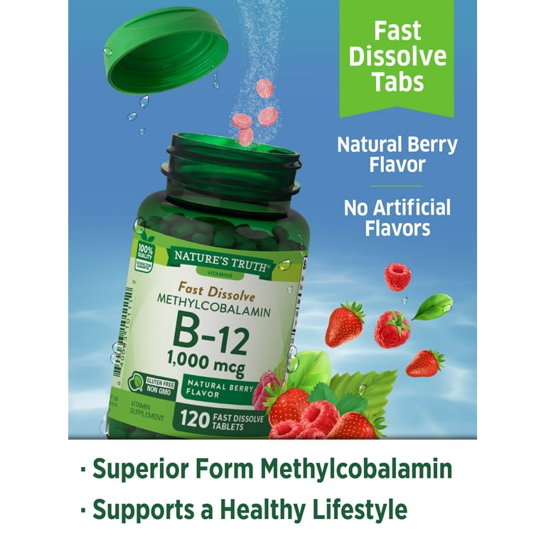 Vitamin B12 3000 Mcg Fast Dissolve Tablets Nature Made®, 49 OFF