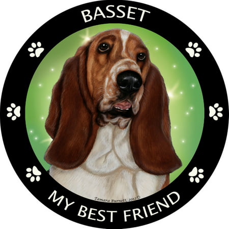 Basset Hound My Best Friend Magnet (Basset Hound Best In Show)