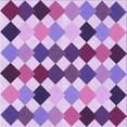 thumbnail image 1 of Ahgly Company Machine Washable Indoor Square Transitional Dark Orchid Purple Area Rugs, 6' Square, 1 of 7