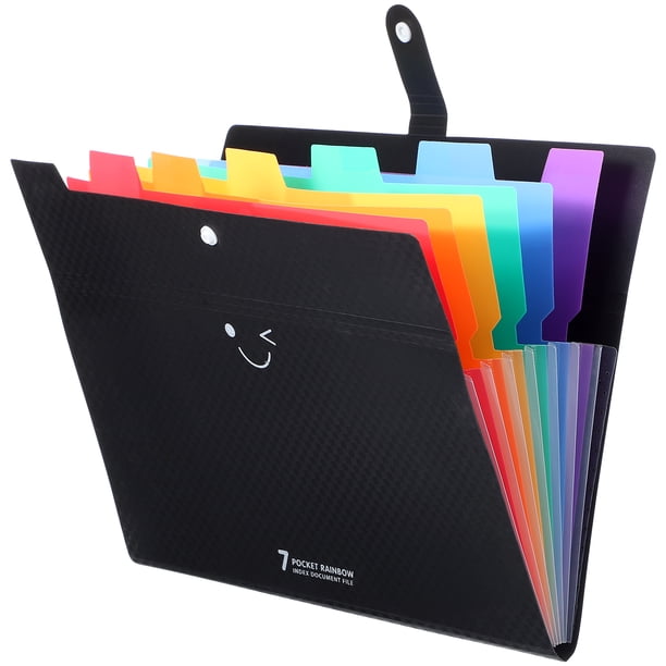 Carpeta de archivos expandible Carpeta de archivos resistente Carpeta de archivos de color Bolsa organizadora de archivos Organizador de recibos