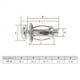 thumbnail image 4 of 60 Piezas Tuercas Jack M5X25 Tuercas de PéTalo de Tornillo de Metal de Coche con Tornillo para Piel de Hierro de Pared Hueca, 4 of 7