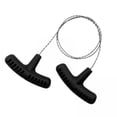 thumbnail image 1 of De Cadena Manual De De Alambre De Acero Inoxidable 6x Para Mochilero, Escalada, Jardinería, Color Negro 6 piezas, 1 of 8