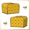 thumbnail image 3 of Gaeub Leopard Print Print 4 Slice Toaster Cover,Bread Machine Cover,Dustproof Fingerprint Protectors and Greasy Protection Anti-sputtering, 3 of 7