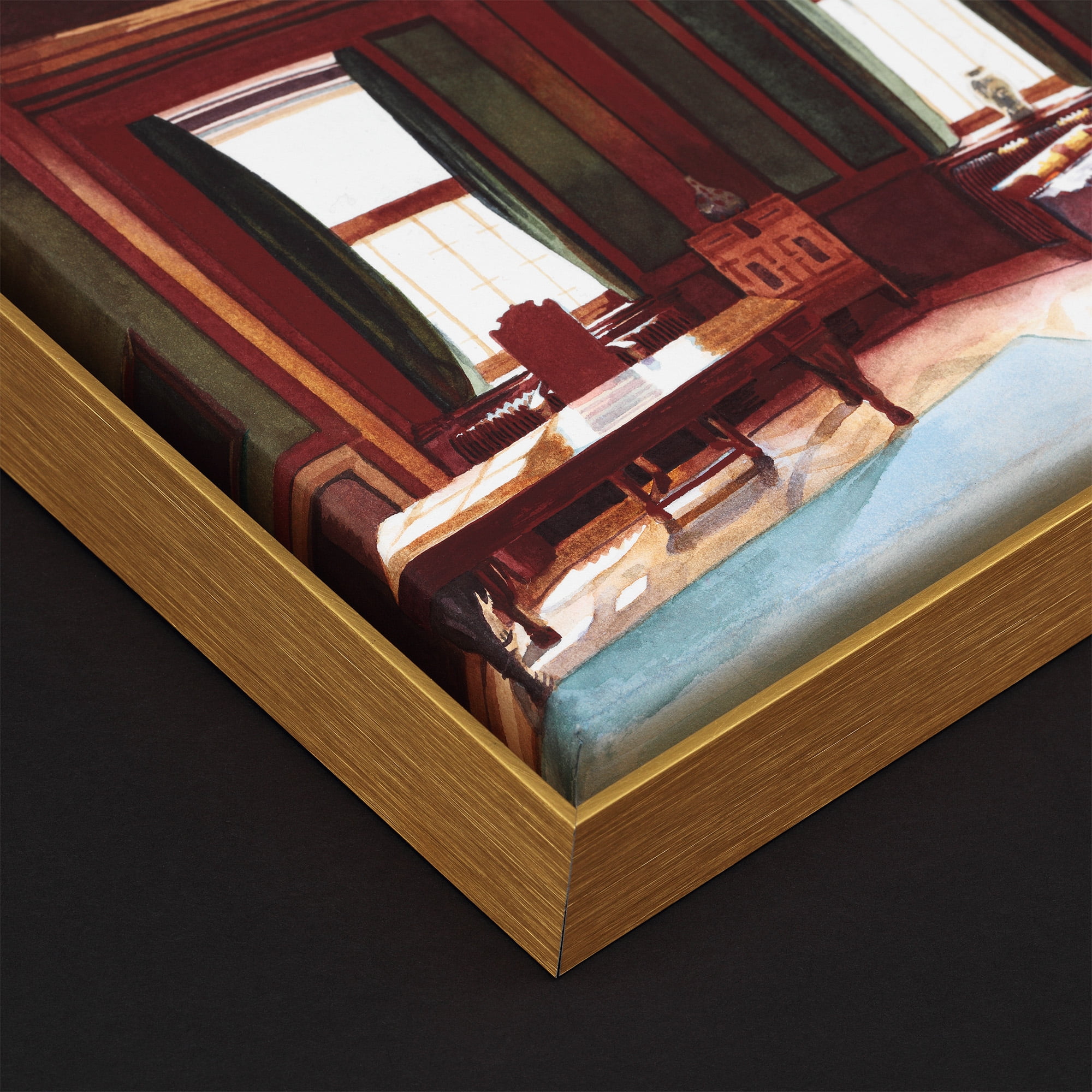 SoHo Urban Artist Select Stretched Cotton Watercolor Paper on 5/8" Frame - 6"x8" 140lb, 300gsm - 100% Acid-Free Cotton Paper for Mixed Media, Watercolor & More - Professional Artists, Students
