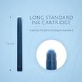 thumbnail image 3 of Waterman Standard Long Cartridges for Fountain Pens, Serenity Blue, Box of 8 (S0713021), 3 of 7