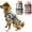 2 Pack, variant on Dog Cold Weather Warm Jacket Small Dogs Plaid Vest Coat with Fleece Collar