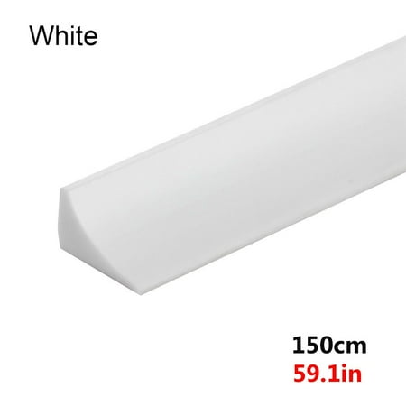 

Bendable Bathroom Accessories Flood Barrier Shower Dam Silicone Self-Adhesive Water Stopper Door Bottom Sealing Strip Water Retaining Strip WHITE 150CM