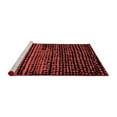 thumbnail image 2 of Ahgly Company Machine Washable Indoor Round Abstract Red Modern Area Rugs, 3' Round, 2 of 4