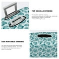 thumbnail image 3 of Haiem Teal turquoise shell Pattern Luggage Cover Printed Suitcase Covers for Luggage Elastic Washable Suitcase Protector Fits 18-32 Inch Luggage-Small, 3 of 7