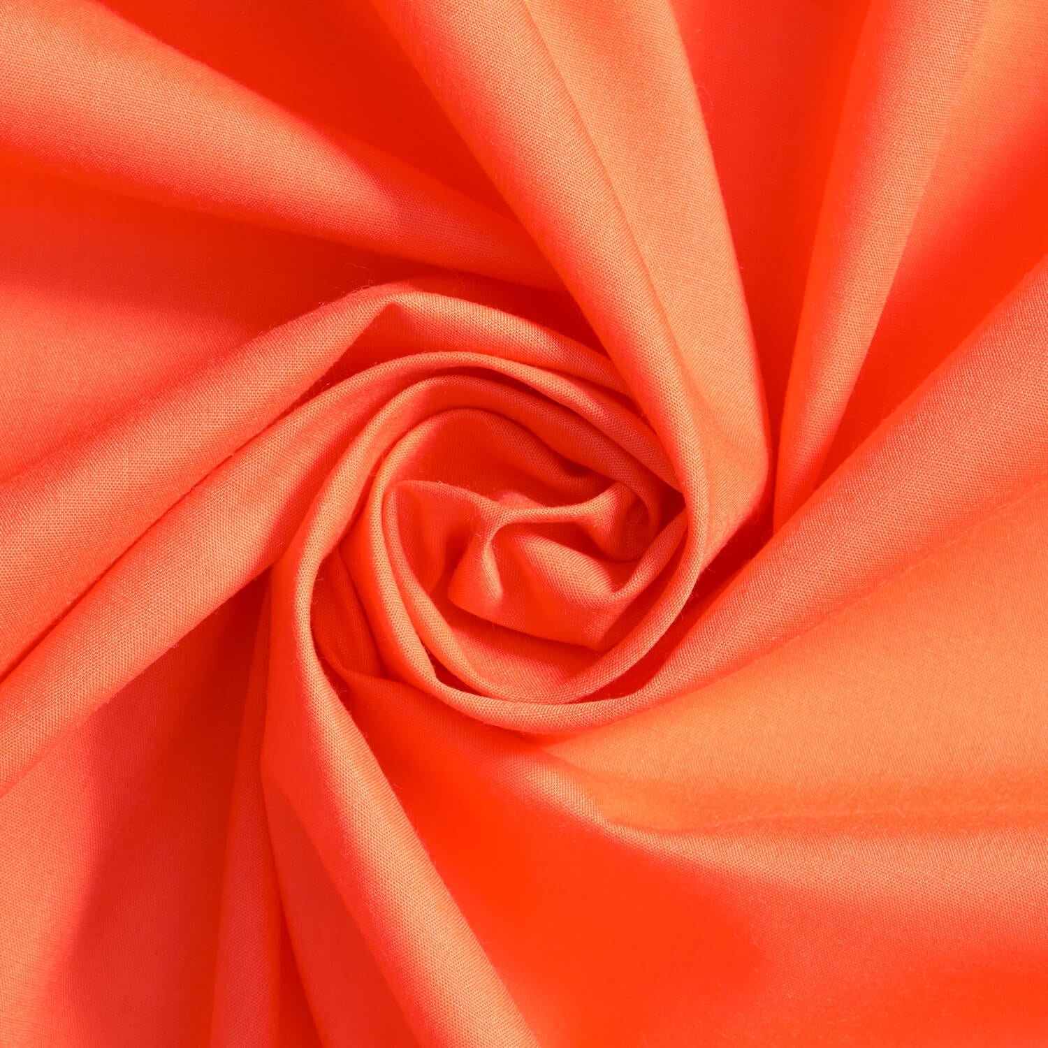Orange 60 Wide Premium Cotton Blend Broadcloth Fabric by The Yard 